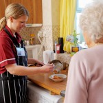 carer and elderly lady